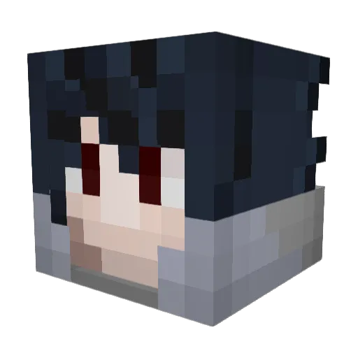 alvix111 Minecraft avatar head, 3D render