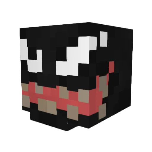 alvizada Minecraft avatar head, 3D render