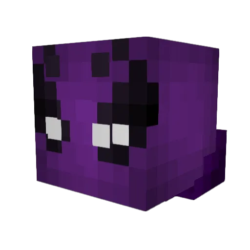 alvzgod Minecraft avatar head, 3D render