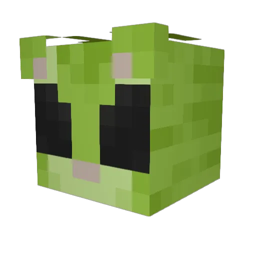 alw1ee Minecraft avatar head, 3D render