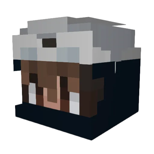 always_sergi Minecraft avatar head, 3D render