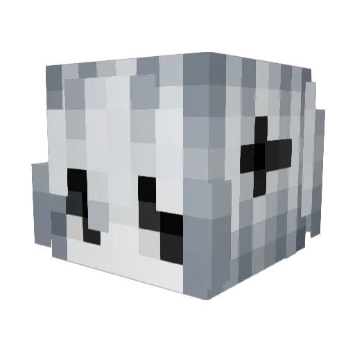 alwayschooseher Minecraft avatar head, 3D render