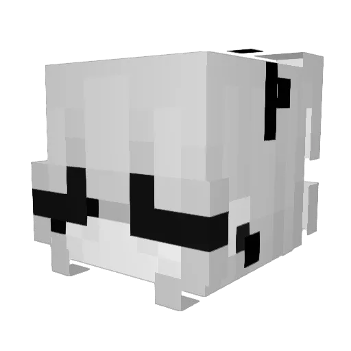 alwnsoo Minecraft avatar head, 3D render