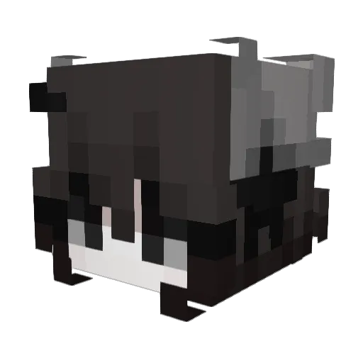 alwvys Minecraft avatar head, 3D render