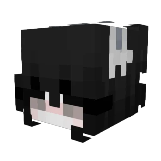 alxadz Minecraft avatar head, 3D render