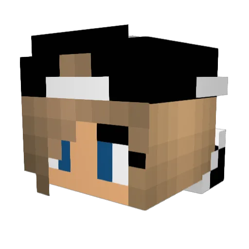 alxander_dk Minecraft avatar head, 3D render
