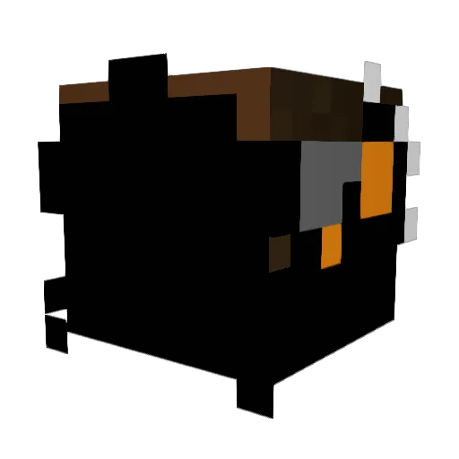 alxike Minecraft avatar head, 3D render