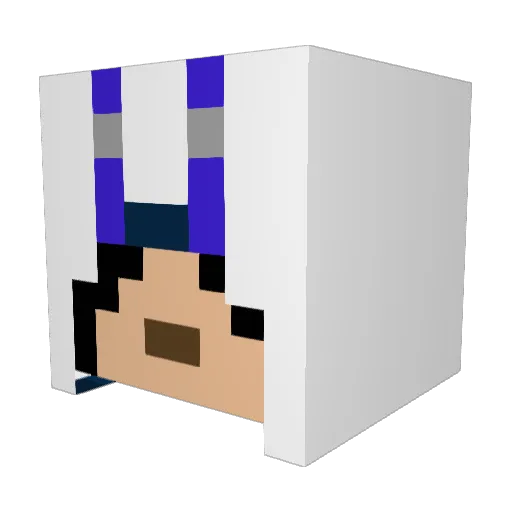 alxmel20 Minecraft avatar head, 3D render