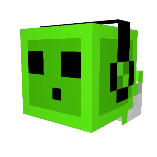 alxpez Minecraft avatar head, 3D render
