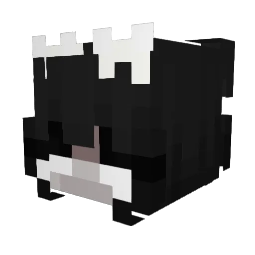 alxsazx Minecraft avatar head, 3D render