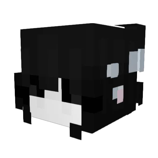 alxzza Minecraft avatar head, 3D render