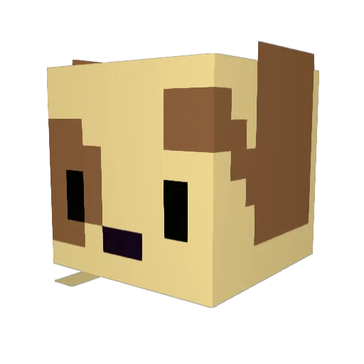 aly28ssa Minecraft avatar head, 3D render