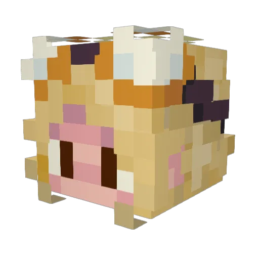 alyangels Minecraft avatar head, 3D render