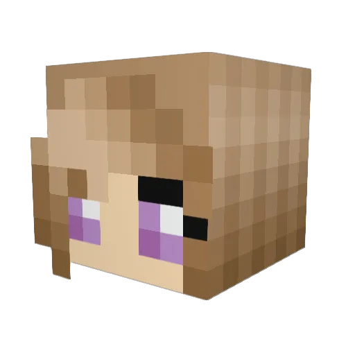 alybarr Minecraft avatar head, 3D render
