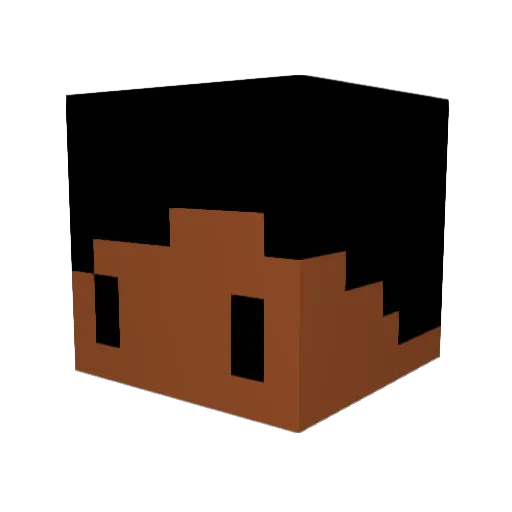alyboyx3 Minecraft avatar head, 3D render