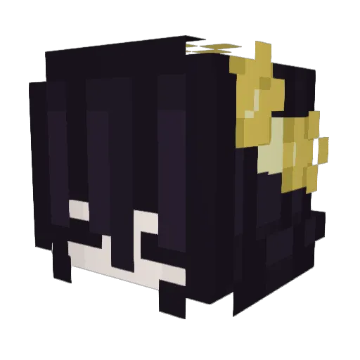 alydepp Minecraft avatar head, 3D render