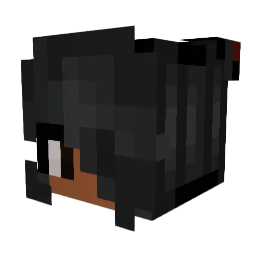 alysdl Minecraft avatar head, 3D render