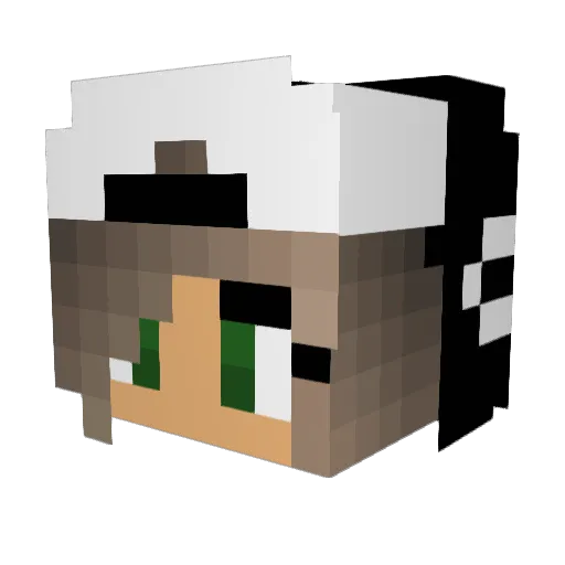 alyshaq01 Minecraft avatar head, 3D render