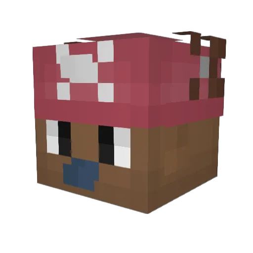 alyssa2 Minecraft avatar head, 3D render