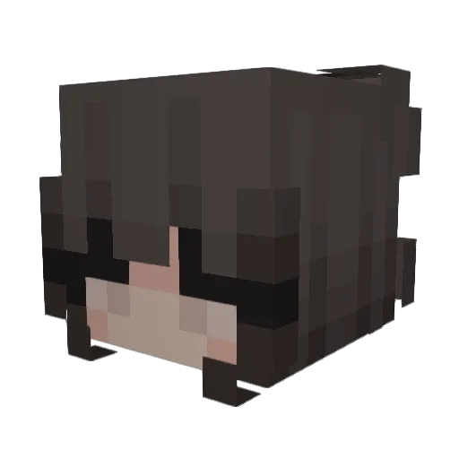 alyssaad1 Minecraft avatar head, 3D render