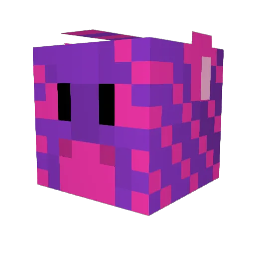 alyssanoval Minecraft avatar head, 3D render