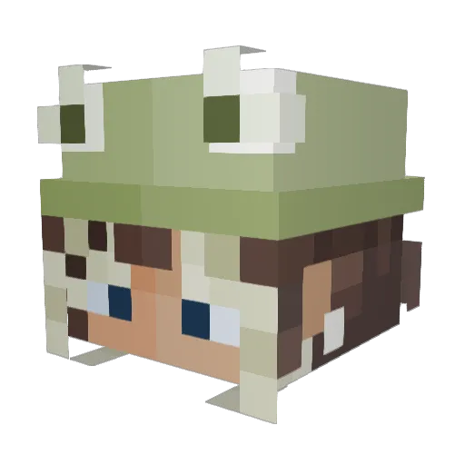 alyssaolay Minecraft avatar head, 3D render