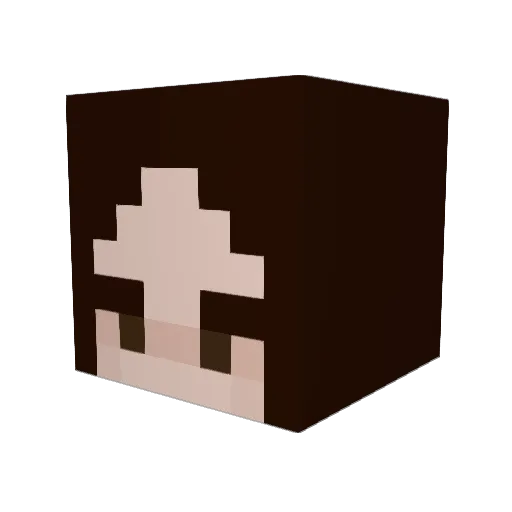 alyssaressi Minecraft avatar head, 3D render