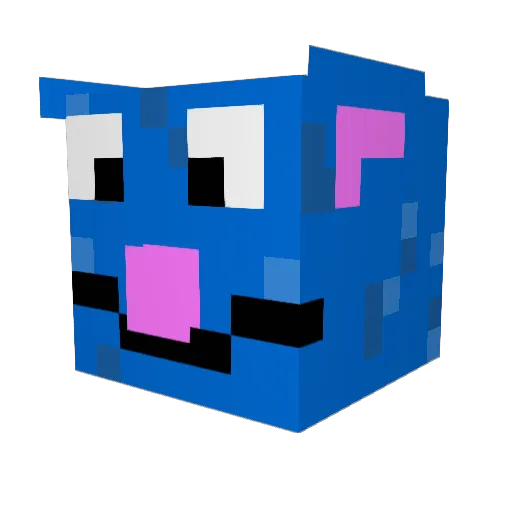 alythetiger Minecraft avatar head, 3D render