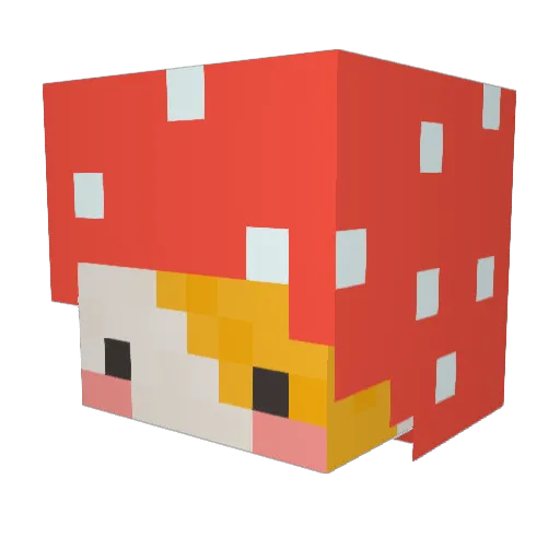 alythuh Minecraft avatar head, 3D render