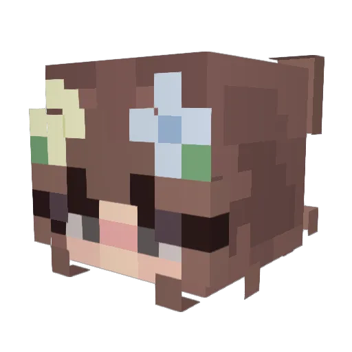 alyxlexie Minecraft avatar head, 3D render