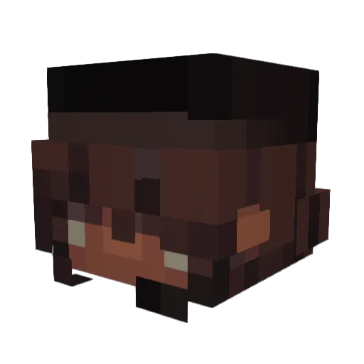 alziadi707 Minecraft avatar head, 3D render