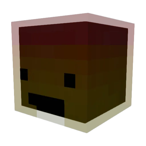 am0_0 Minecraft avatar head, 3D render