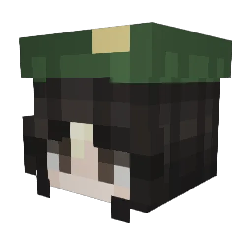 am31gg Minecraft avatar head, 3D render