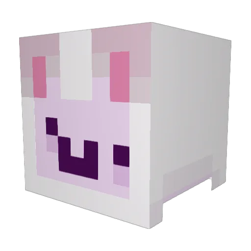 am_bunno Minecraft avatar head, 3D render
