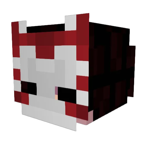 am_kale Minecraft avatar head, 3D render