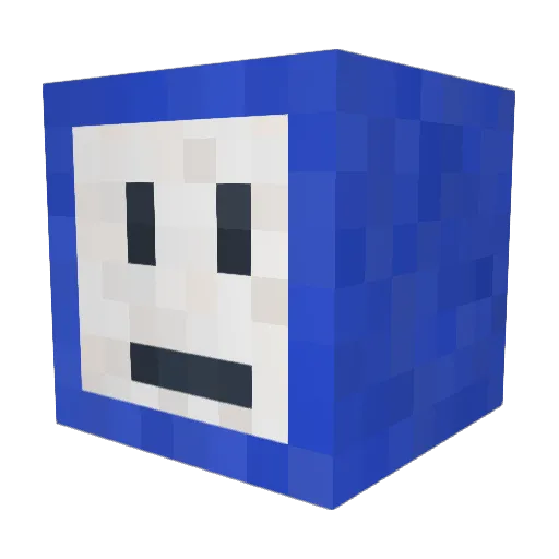 ama461 Minecraft avatar head, 3D render