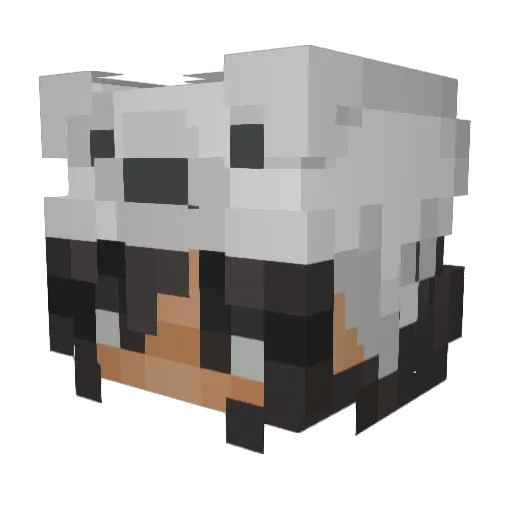 amaarah Minecraft avatar head, 3D render