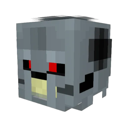 amacholz Minecraft avatar head, 3D render