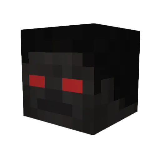 amael_cd Minecraft avatar head, 3D render