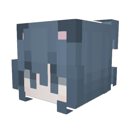 amaiyah Minecraft avatar head, 3D render