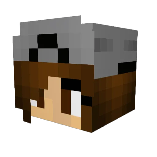 aman4498 Minecraft avatar head, 3D render