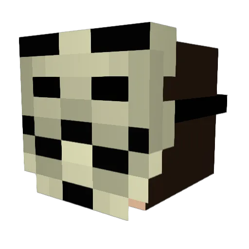 amanda14345 Minecraft avatar head, 3D render