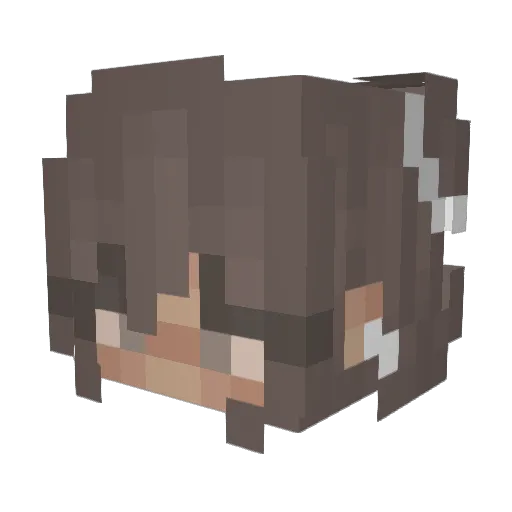 amandaaaa02 Minecraft avatar head, 3D render