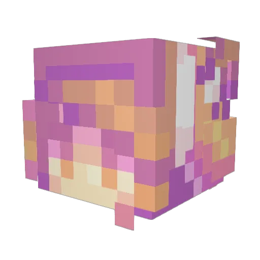 amandaaaa444 Minecraft avatar head, 3D render