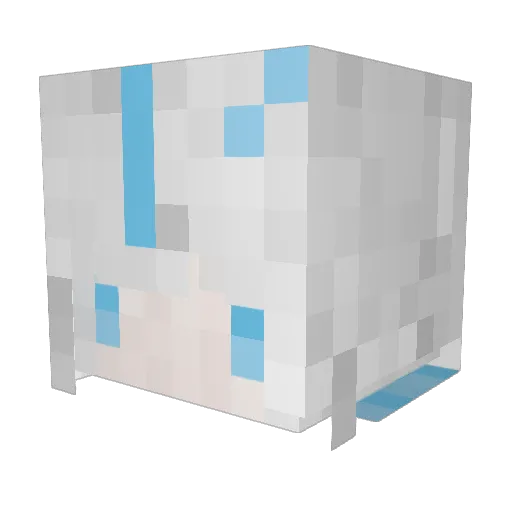 amane_gionn Minecraft avatar head, 3D render