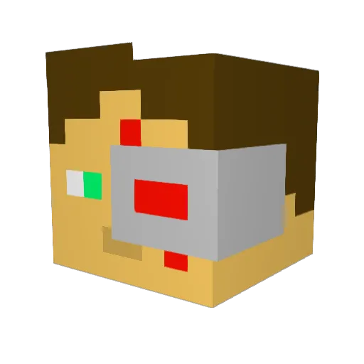 amani2005 Minecraft avatar head, 3D render