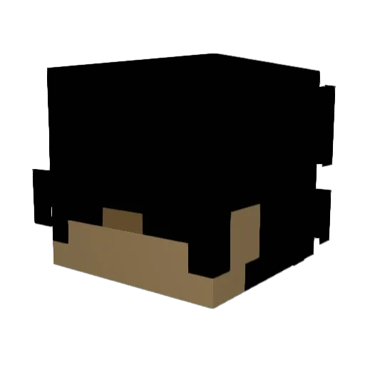 amano601022 Minecraft avatar head, 3D render