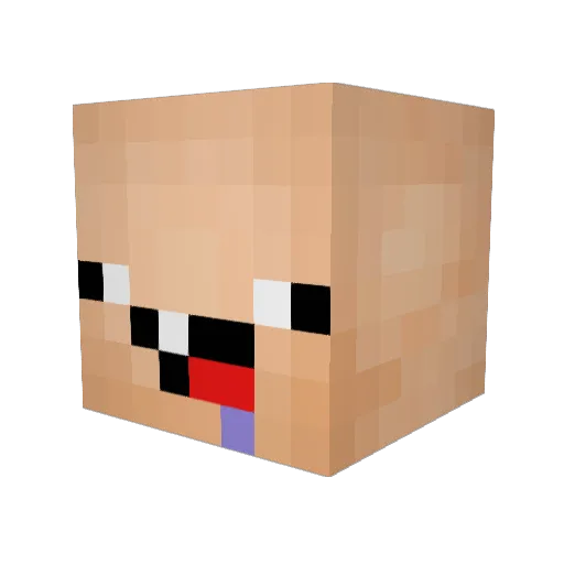 amarjets5 Minecraft avatar head, 3D render