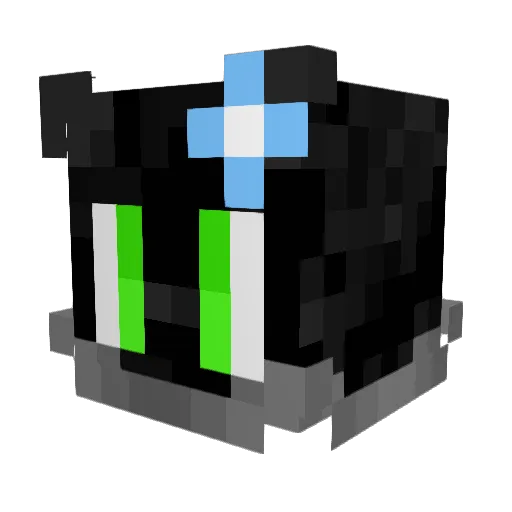 amastelaire Minecraft avatar head, 3D render