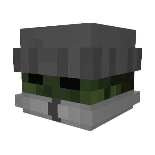 amatvs Minecraft avatar head, 3D render